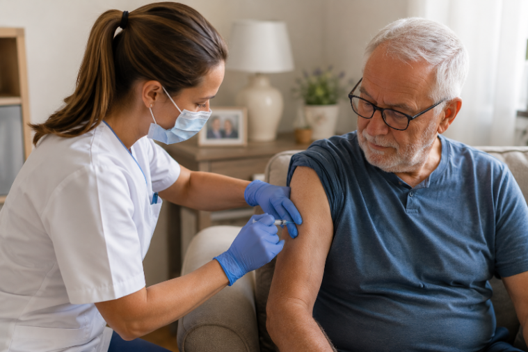 injection à domicile